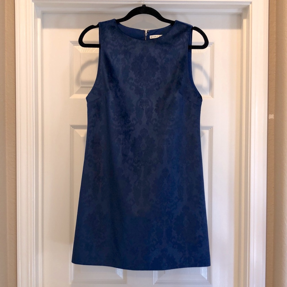 Alice & Olivia NWT Blue Dress, Sz 8.